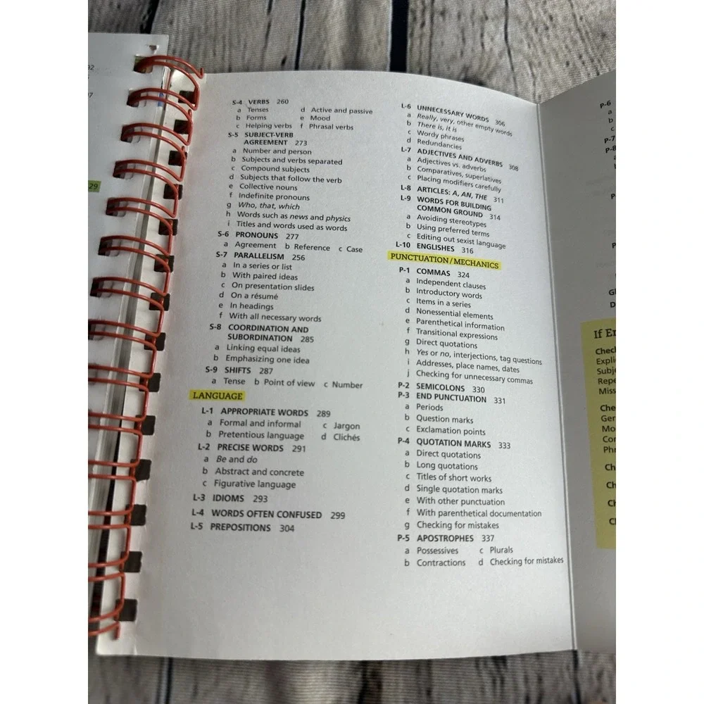 The Little Seagull Hand-Book Spiral 2E Bullock, Brody, Weinberg College Writing